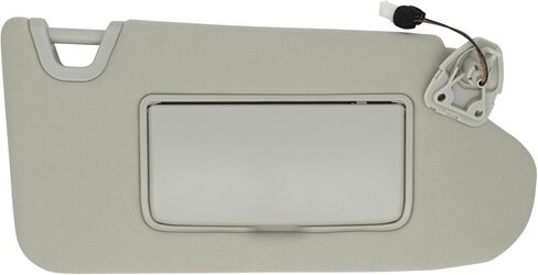 Driver Left & Passenger Right Side Sun Visor Replacement Compatible with Nissan Altima 2013 2014 2015 2016 2017 2018 with Light Switch 96401-3TA2A Color Beige in Kuwait