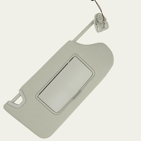 Driver Left & Passenger Right Side Sun Visor Replacement Compatible with Nissan Altima 2013 2014 2015 2016 2017 2018 with Light Switch 96401-3TA2A Color Beige in Kuwait