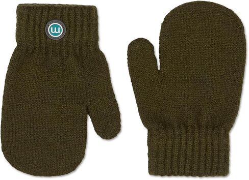 MeMoi Kids Cozy Rayon-Blend Basic Ribbed Knit Mittens in Saudi Arabia