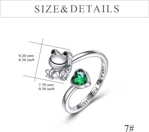 POPLYKE Panda Ring 925 Sterling Silver Panda Adjustable Open Rings Panda Jewelry Gifts for Women Girls Size 7 in Saudi Arabia