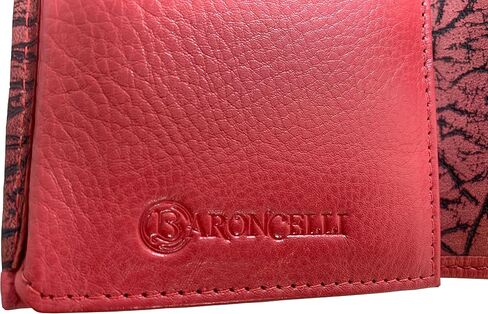 Baroncelli Leather Wallets For Women Size Large (red plain big) in Kuwait