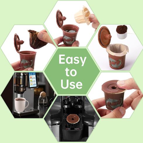 Disposable Coffee Paper Filters Replacement Kerig Filter Fit All Keurig Single Serve Filter Brands Compatible with Reusable Single Serve Pods Keurig Coffee Maker(200 count With Lid) in Saudi Arabia
