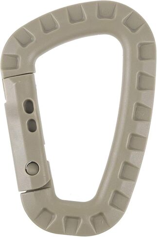 12 حزمة Carabiners التكتيكية المفاتيح D خواتم الربيع المفاجئة والعتاد كليب فائدة السنانير ظهره مشبك معلق السفر للتخييم in Kuwait