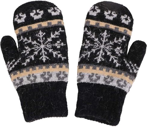 Arctic Paw Women's Snowflake Winter Knit Mittens - Set of 2 Paris in Kuwait