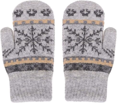 Arctic Paw Women's Snowflake Winter Knit Mittens - Set of 2 Paris in Kuwait