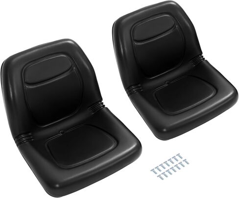 KUAFU Pair Tractor Seat Compatible with John Deere Gator 4X2HPX 4X4HPX XUV 620i XUV 850D F735 F725 F710 Replacement for VG11696 2PCS Plastic Yellow (PU) in Kuwait