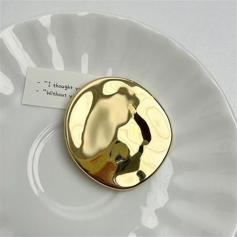 Vintage Geometric Metal Brooch Pins for Women Men Fashion Irregular Round Corsage Lapel Badges Coat Sweater Scarves Shawl Dress Accessory Fashion Wedding Party Prom Jewelry for Girlfriend Ladies in Saudi Arabia