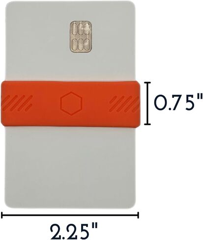 محفظة الحد الأدنى - شريط أموال نحيف EDC للبطاقات والنقد - محفظة الجيب الأمامية البديل - حزام سيليكون مرن (لافندر) in Kuwait