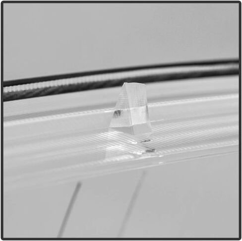Acanii - لـ [Extra Clear+Huck Offic] 2007-2013 Chevy Silverado Heading Lens Lens Cover Cover Cover Cover Set in Kuwait