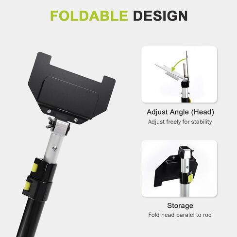 HUAALIUCHE 8 Foot Extension Handle for Board Corner Protector, Foldable & Pre-Assembled Cargo Load Corner Protector V Edge Guards Handle, 1Pack in Saudi Arabia
