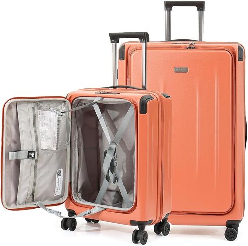 Premium Carry On Luggage, 20Inch&29 Inch Top Opening Airline Approved ABS+PC Hard Shell Suitcases with Silent Wheels, TSA Lock,Front Pocket and Wet-dry Separated Six-piece Set in Saudi Arabia