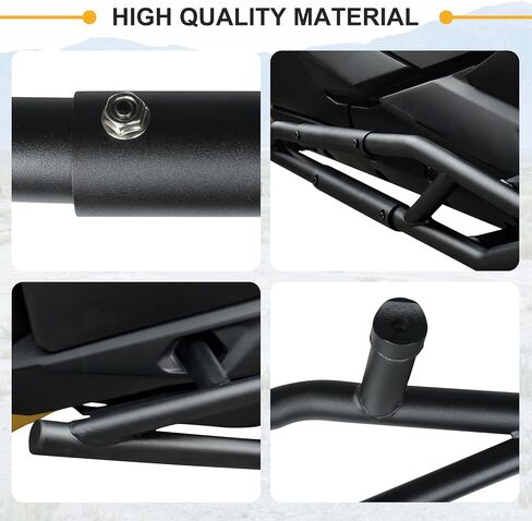Kewisauto Rock Sliders for Can Am Maverick R 2024+ ، الجانبي الجانبي للحماية من الإطار الجانبي خطوات Nerf Bars Sliders Rock Rock for Can Maverick R X RS 2024+ - أبواب ، استبدل #715007170 in Kuwait