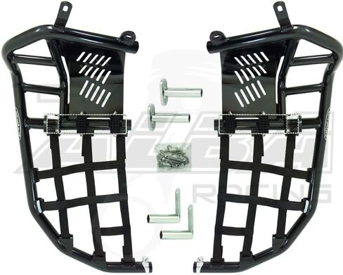 Suzuki LTR 450 QUADRACER (2006-2009) Propeg Nerf Bars Black Bars w/Black Net in Kuwait