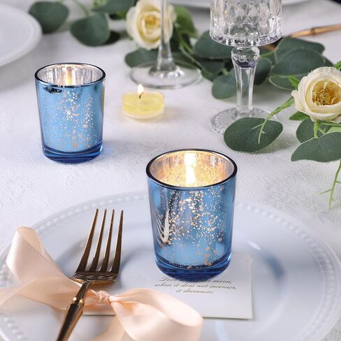 شايات الشاي الذهب شموع حاملي لحفلات الزفاف المركزية ، حاملي الشموع النذرية لحفلات الزفاف منزل الزفاف ، الطاولة - ناخب الزئبق الزئبق ، 24 ٪ in Kuwait