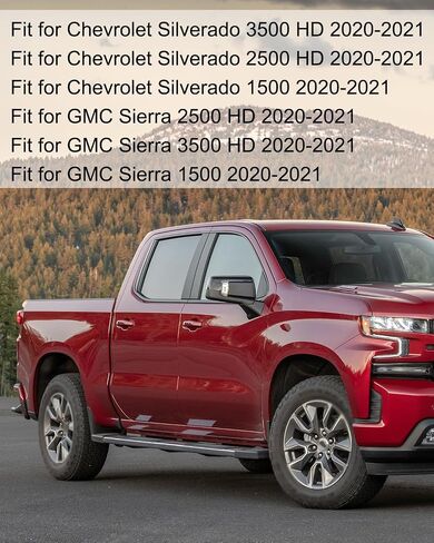 يسار السائق الجانبي المرآة مناسبة لتشيفي سيلفرادو GMC Sierra 1500 2500 HD 3500 HD 2020-2021 استبدال 84468914 ، أسفل مرآة محدب الخلفي مرآة القطر الجانب الأيسر اليسرى in Saudi Arabia