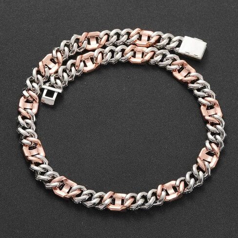 14K Gold Over S925 15mm Pig Nose Cuban Chain Necklace for Men, Double Row Moissanite, Essential Hip-Hop Bling in Kuwait