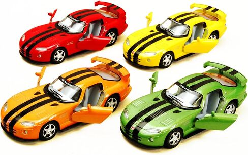 KiNSMART Dodge Viper GTR-S 5inch 1:36Scale Die Cast Metal Model Toy Race Cars Green in Saudi Arabia