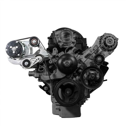 ICT Billet LT Truck - Sanden 508 A/C Air Conditioner Compressor Bracket Kit AC Compatible with SUV LT Truck L82 L83 L84 L86 L87 Designed & Manufactured in the USA 551474-LT-3, Natural in Saudi Arabia