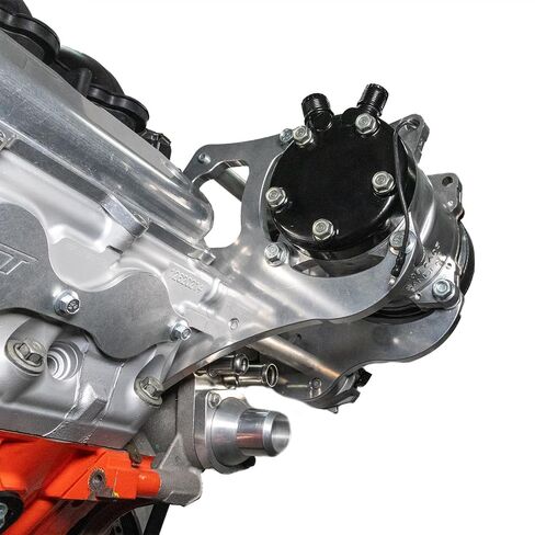 ICT Billet LT Truck - Sanden 508 A/C Air Conditioner Compressor Bracket Kit AC Compatible with SUV LT Truck L82 L83 L84 L86 L87 Designed & Manufactured in the USA 551474-LT-3, Natural in Saudi Arabia