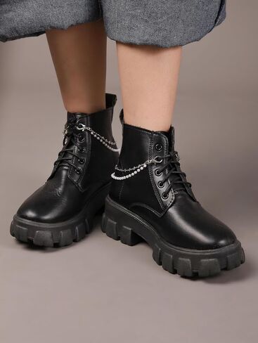 HAQUIL 2PCS Punk Goth Hearts Link Metal Shoe Chain, Shoe Charms, Link Shoelace Chains, Shoe Lace Charm Chains, Footwear Jewelry Accessories in Saudi Arabia