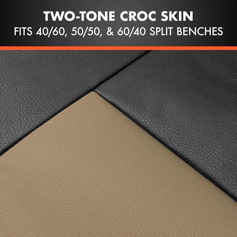 غطاء مقعد السيارة من BDK Faux Leather Cover مجموعة كاملة - أغطية مقاعد سوداء مقسمة أمامية وخلفية لأغطية مقعد السيارات وشاحنة ، أغطية مقعد واقي متوفرة للسيارات للسيارات والوسادة الداخلية لمقاعد السيارات وملحقات السيارات in Saudi Arabia