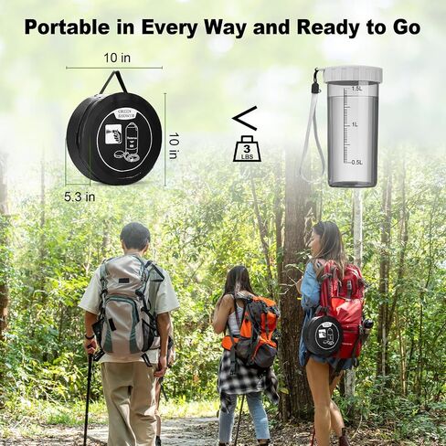 Portable Shower, Camping Shower Pump with Portable Shower Head & Shower Sprayer, Camping Shower Kit with 5200mAh Portable Shower Pump & 7 feet Shower Hose for Camping,Hiking,Beach Shower in Saudi Arabia
