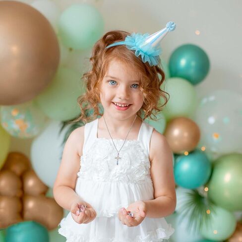 3-11 Year Old Girls Birthday Gifts, Colorful Cross Necklace Jewelry Happy Birthday Present for Girls Daughter Granddaughter Sister Niece with Birthday Card in Kuwait