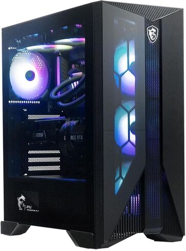 MSI Aegis RS (Tower) Gaming Desktop, Intel Core i7-12700K, GeForce RTX 3080, 32GB Memory (Dual-CHL), 1TB SSD + 2TB HDD, WiFi 6E, Liquid Cooling, USB Type-C, VR-Ready, Windows 11 Home (12TE-257US) in Saudi Arabia