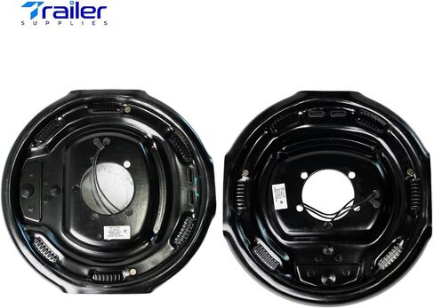 Trailersupplies 12 "x2" مجموعة فرامل مقطورة كهربائية ، مجموعات تعديل ذاتي 4 عبوات لمحاور 7000 رطل ، تحل محل Dexter ، 5 الترباس ، يناسب 15 "-17.5" عجلات in Saudi Arabia