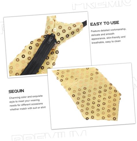 Toyandona requin bow tie necktie rhinestone glitter tie man sparkle parts props neckties just juctie juctie in Kuwait
