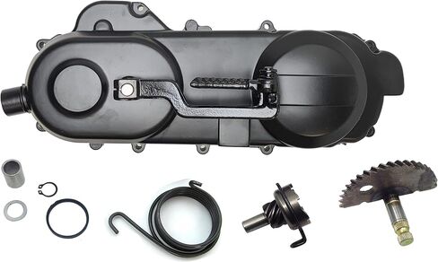 غطاء حزام محرك محرك طويل كامل للدراجات البخارية الصينية مع غطاء 50cc 139qmb Gy6 Tao Tao Jonway مع Gears و Lever in Kuwait