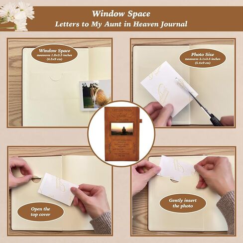 Letters To My Son In Heaven Journal 200 Pages Notebook A5 Lined with Window in Cover, In Loving Memory of Son, Memorial Sympathy Condolence Remembrance Grieving Gifts for Loss of Son in Kuwait