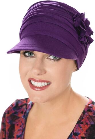 Cardani Florette Newsboy Hat في Viscose الفاخرة من الخيزران in Kuwait