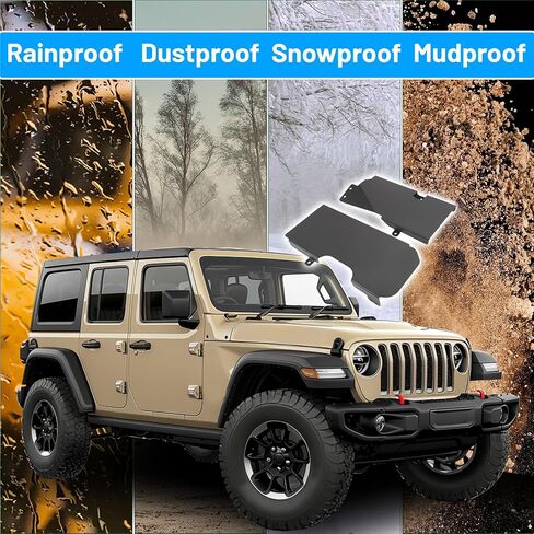 لوحة زحف خزان الوقود Kuafu متوافقة مع 2007-2018 Jeep Wrangler 4 أبواب غير محدودة النماذج الفولاذ المطلي بالمسحوق فقط in Saudi Arabia