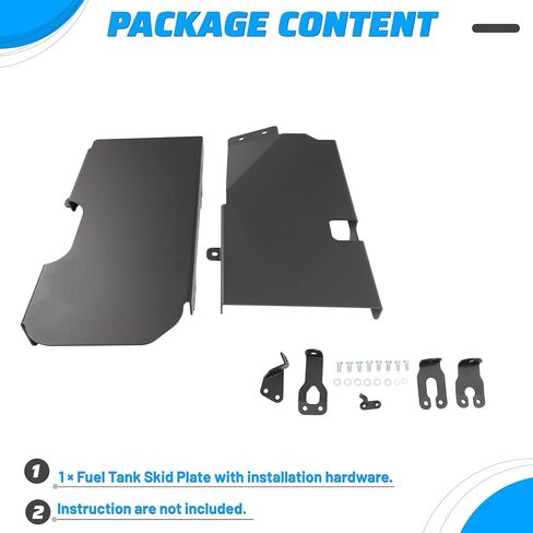 لوحة زحف خزان الوقود Kuafu متوافقة مع 2007-2018 Jeep Wrangler 4 أبواب غير محدودة النماذج الفولاذ المطلي بالمسحوق فقط in Saudi Arabia