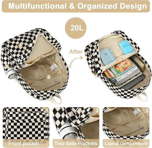 School Backpack for Teen Girls Bookbags Elementary High School Corduroy Laptop Bags Women Travel Daypacks in Saudi Arabia
