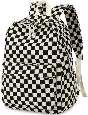 School Backpack for Teen Girls Bookbags Elementary High School Corduroy Laptop Bags Women Travel Daypacks in Saudi Arabia