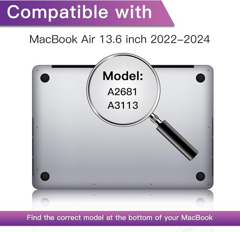 شاشة خصوصية LILIONGTH متوافقة مع جهاز MacBook Air 14 بوصة (2021-2023، M1، M2، M3)، درع فلتر خصوصية الكمبيوتر المحمول وواقي ضد الضوء الأزرق (الطراز: A2442، A2779، A2918، A2992) in Kuwait