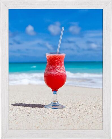 7x9 إطار صورة أبيض ، طبيعية ريفي 9x7in صورة/صورة/ملصق/إطار فني ، شنق الجدار/الطاولة ، معرض العرض الأفقي/العمودي معرض العائلة التذكارية in Kuwait