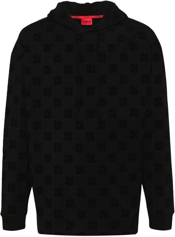 Hoodie شعار Tonal Logo-Fit Tonal للرجال (الولايات المتحدة ، ألفا ، متوسطة ، منتظمة ، منتظمة ، أسود) in Saudi Arabia