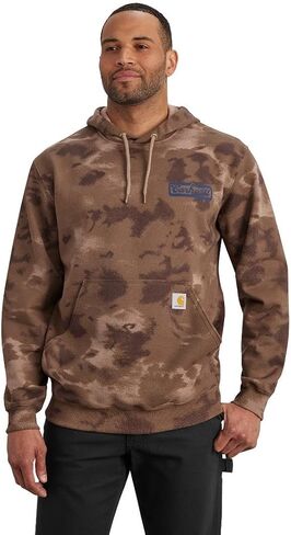 Carhartt Men's Loose Fit Midweight Watercolor Camo Graphic Sweatshirt in Kuwait