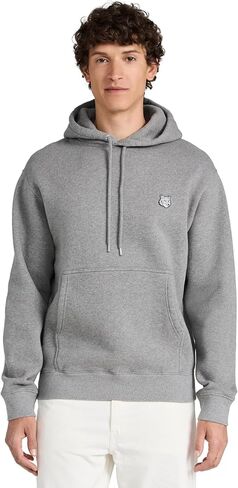 Maison Kitsuné Men's Bold Fox Head Patch Comfort Hoodie in Saudi Arabia