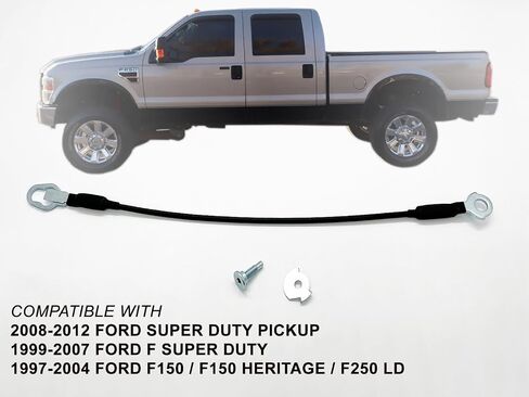 APA Replacement for 1997-2012 F150 F250 Super Duty Pickup Tailgate Cable 21-1/8'' Pair Left and Right with Hardware in Kuwait
