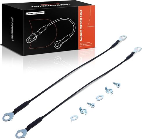 كابل دعم الباب الخلفي A-premium متوافق مع Ford F-150 F150 2004-2014 و Lincoln Mark LT 2006-2008 ، 23-1/2 بوصة ، سائق خلفي خلفي وجانب ركاب ، مجموعة 2-PC in Kuwait