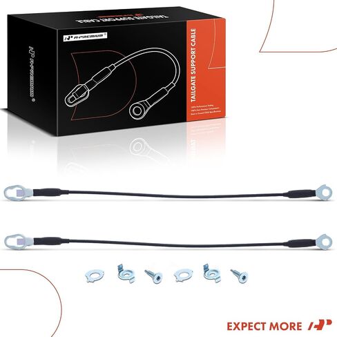 كابل دعم الباب الخلفي A-premium متوافق مع Ford F-150 F150 2004-2014 و Lincoln Mark LT 2006-2008 ، 23-1/2 بوصة ، سائق خلفي خلفي وجانب ركاب ، مجموعة 2-PC in Kuwait