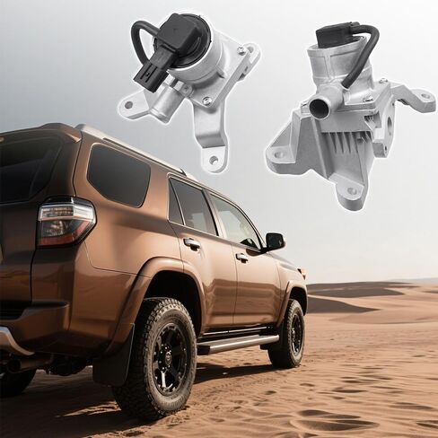 25701-31014 25702-31014 LH & RH مجموعة صمام التحكم في انبعاثات LH و RH ملاءمة لتويوتا 4Runner 2010-2023 FJ Cruiser 2007-2014 Tundra SR5 2010-2015 Land Cruiser Prado 2010-2017 استبدال 2570131014 2570231014 in Kuwait