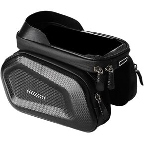 Bicycles Front Frame Bag Large Capacity Bicycles Front Top Tube Panniers Bag Bicycles Phone Mount Holder Handlebars Bag in Saudi Arabia