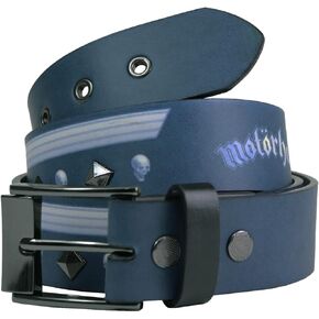 Lowlife Motorhead Wings Leather Belt in Black in Saudi Arabia