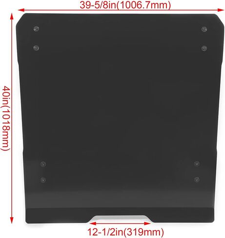 KUAFU Aluminum Roof Top 1 Piece Compatible with Polaris RZR PRO XP/ RZR Turbo R 2 Seaters 2020-2024 2025 Top Roof for Pro XP Accessories Replacement for 2883743-458 Black in Saudi Arabia