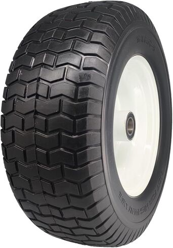 16 × 6.50-8 "إطار وعجلة مجانية مسطحة ، 1" حجم المحور ، 3 "محور مركز لصفرة الجزور جزازة العجلة معدات جرار الزراعة ، مجموعة من 2 in Kuwait